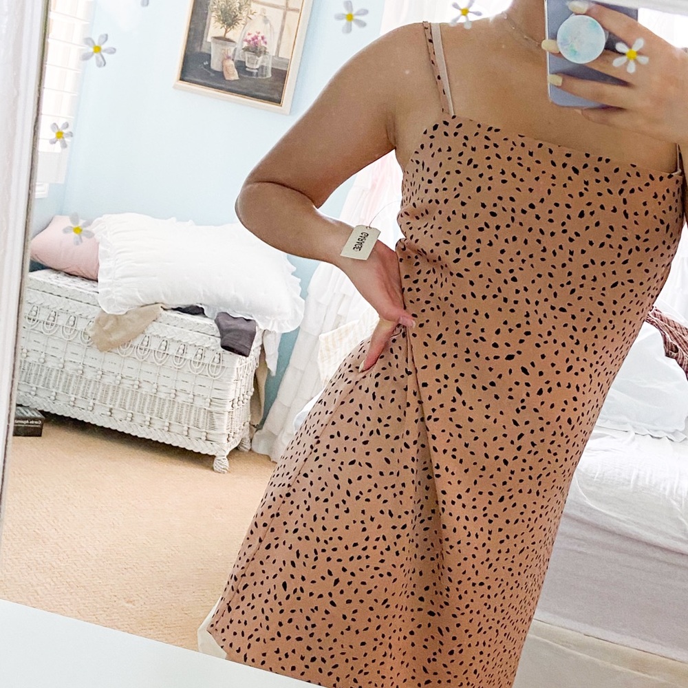 GARAGE SILK SLIP DRESS